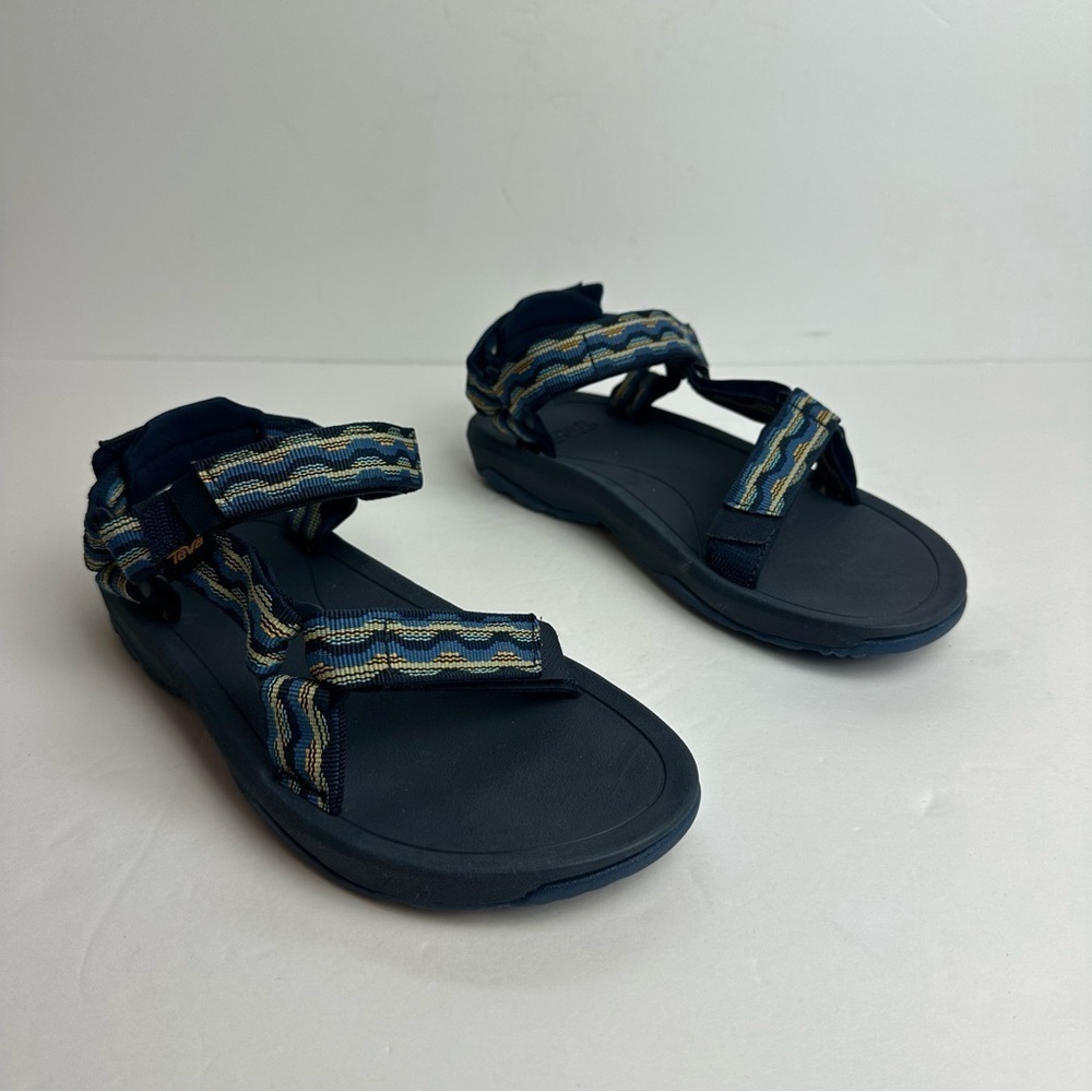 Teva Hurricane Men's Size 4 EU 36 Sandals Water Sports Blue Shoes Outdoor